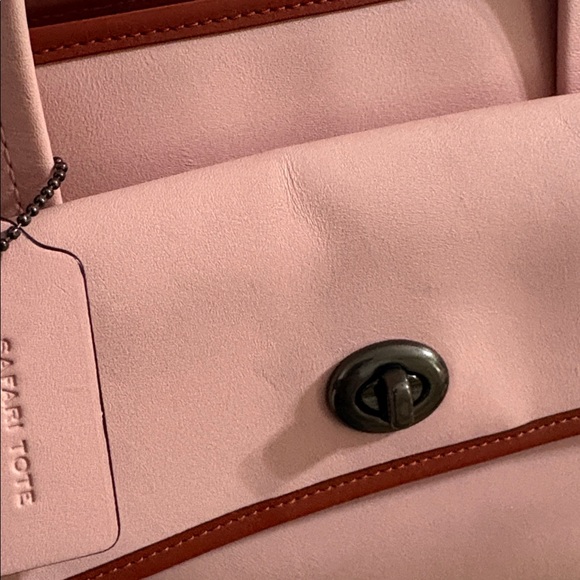 Coach Safari Tote in Blush/Terracota - Picture 14 of 16
